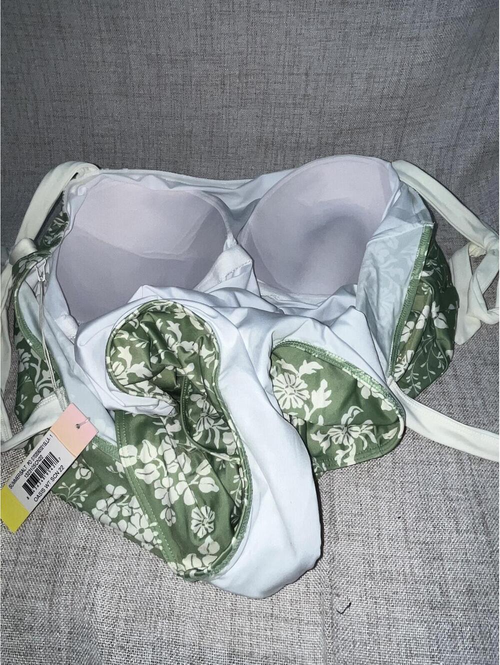 Summersalt The Tie Oasis Vintage Floral Ivy NWT 22 - Picture 5 of 7